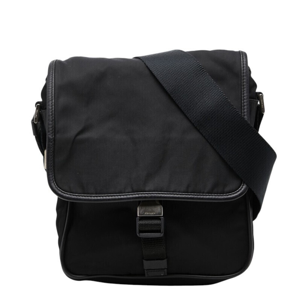 Prada Tessuto Crossbody Bag Black